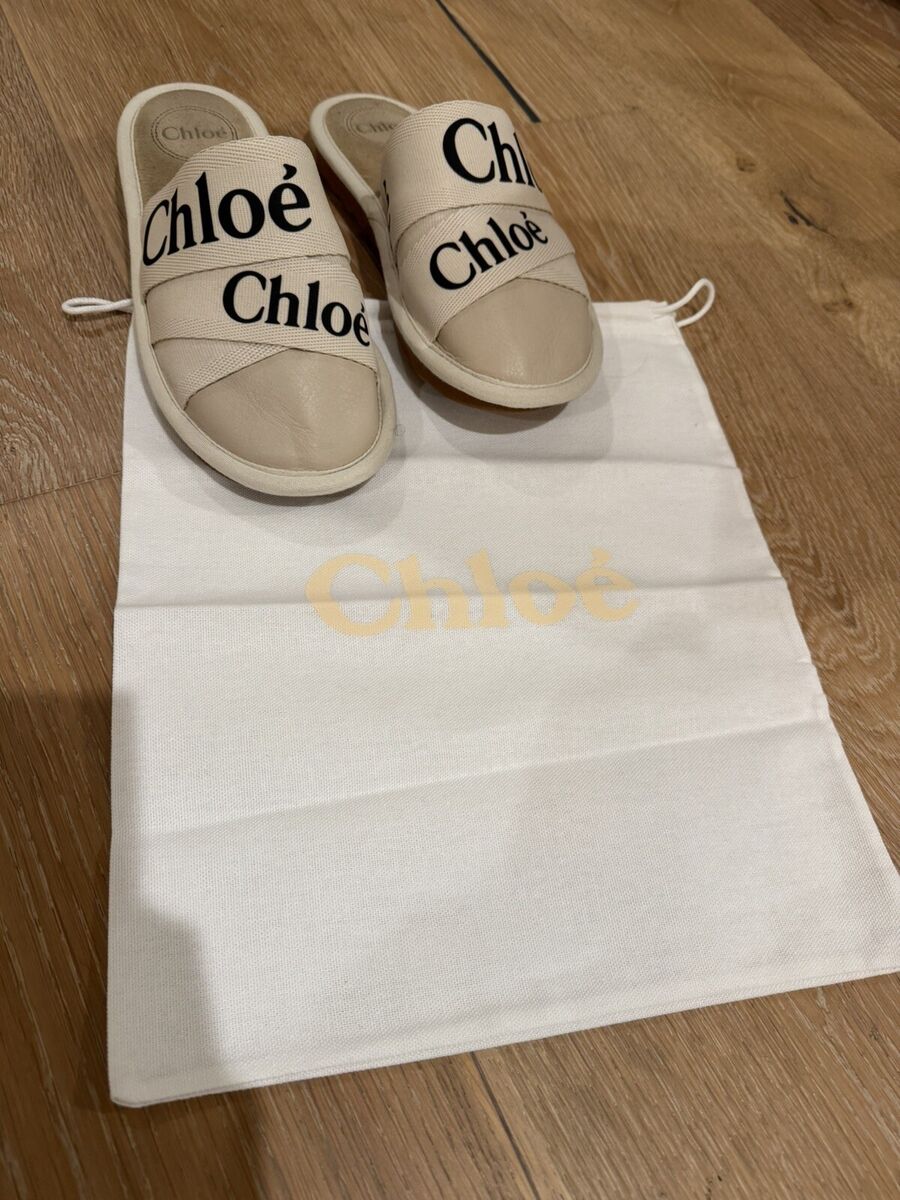 【関税&送料込】Chloe Beige Linen Woody Slippers s-l1200.jpg