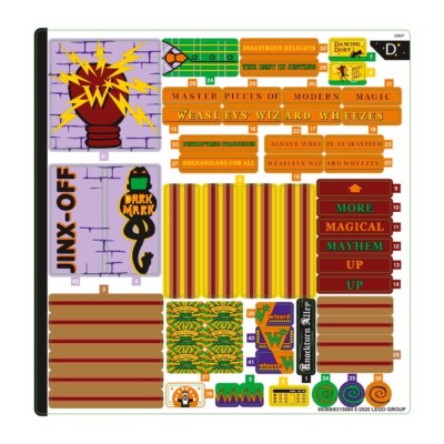 LEGO HARRY POTTER Sticker Sheet 4 for Set 75978 | eBay UK