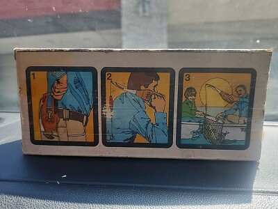 Vintage 1972 Popeil's Pocket Fisherman w/ box & instruct