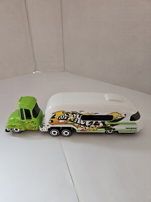 ホットウィール　スーパーリグス Hot Wheels 2020 Super Rigs TOONED Up Transporter. Green Variation
