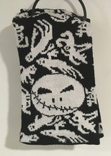 DISNEY "NIGHTMARE BEFORE CHRISTMAS" JACK SKELLINGTON KNIT NECK SCARF  NWT 