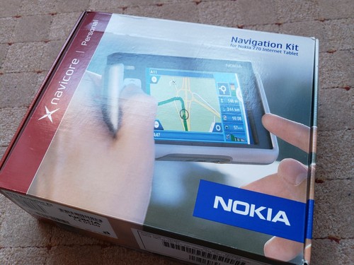 VGC Boxed Rare Nokia 770 Navigation Kit Retro 2007 Europe Collectible FREE POST - Picture 1 of 10