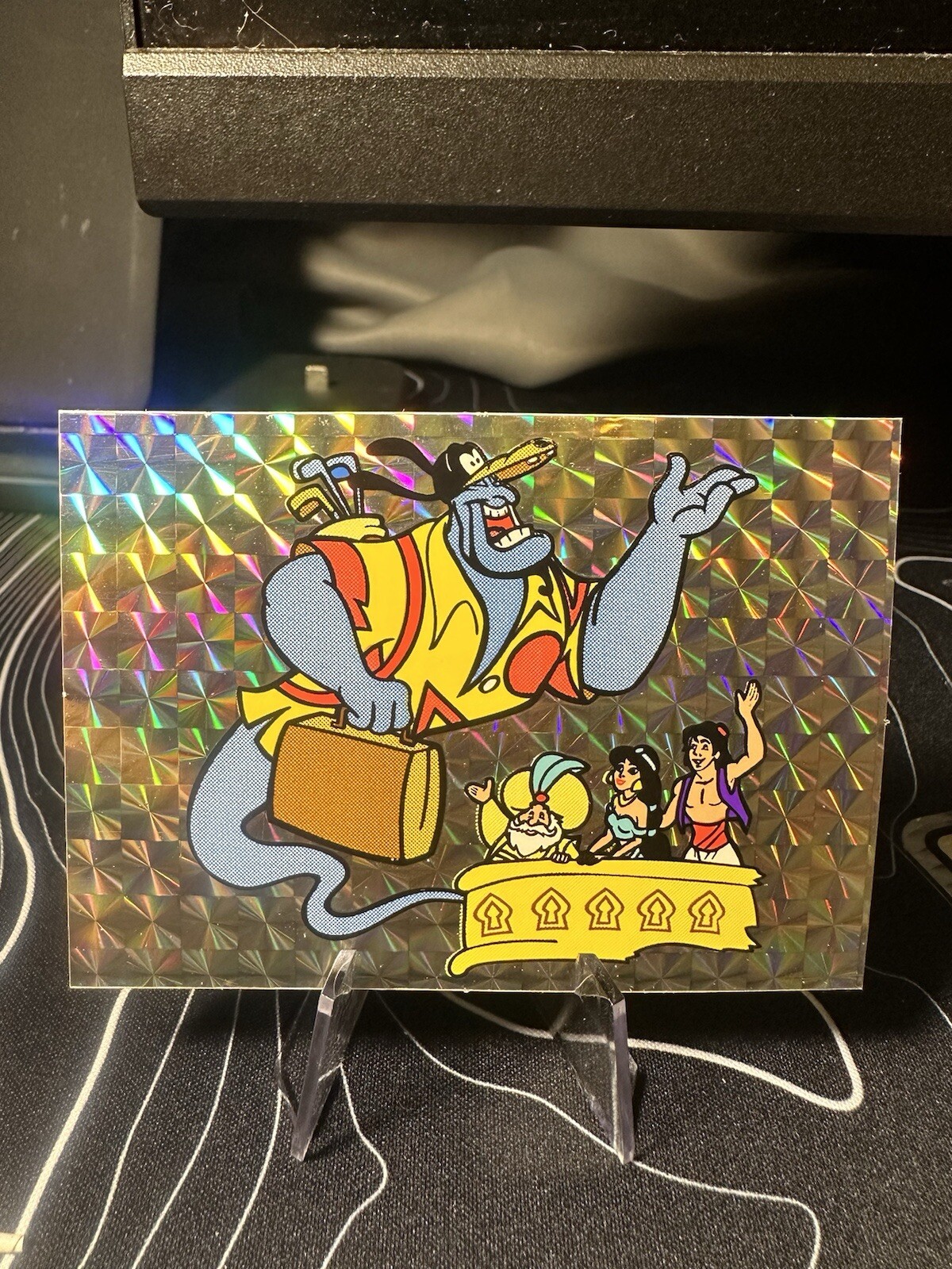 🔥 Vintage Disney Vending Machine Prism Sticker 🔥 - Aladdin