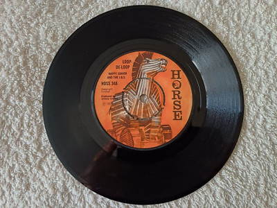 plays vg+/vg+ Happy Junior And The I.qs 7'' Loop De Loop/in style 1975 hoss 34