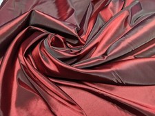 Burgundy Taffeta 100 Polyester 59" wide.Sewing supply By the yard Free swatch.