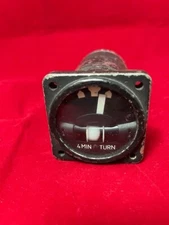 TURN COORDONATOR F-4 PHANTOM JET AIRCRAFT COCKPIT INSTRUMENT PANEL.