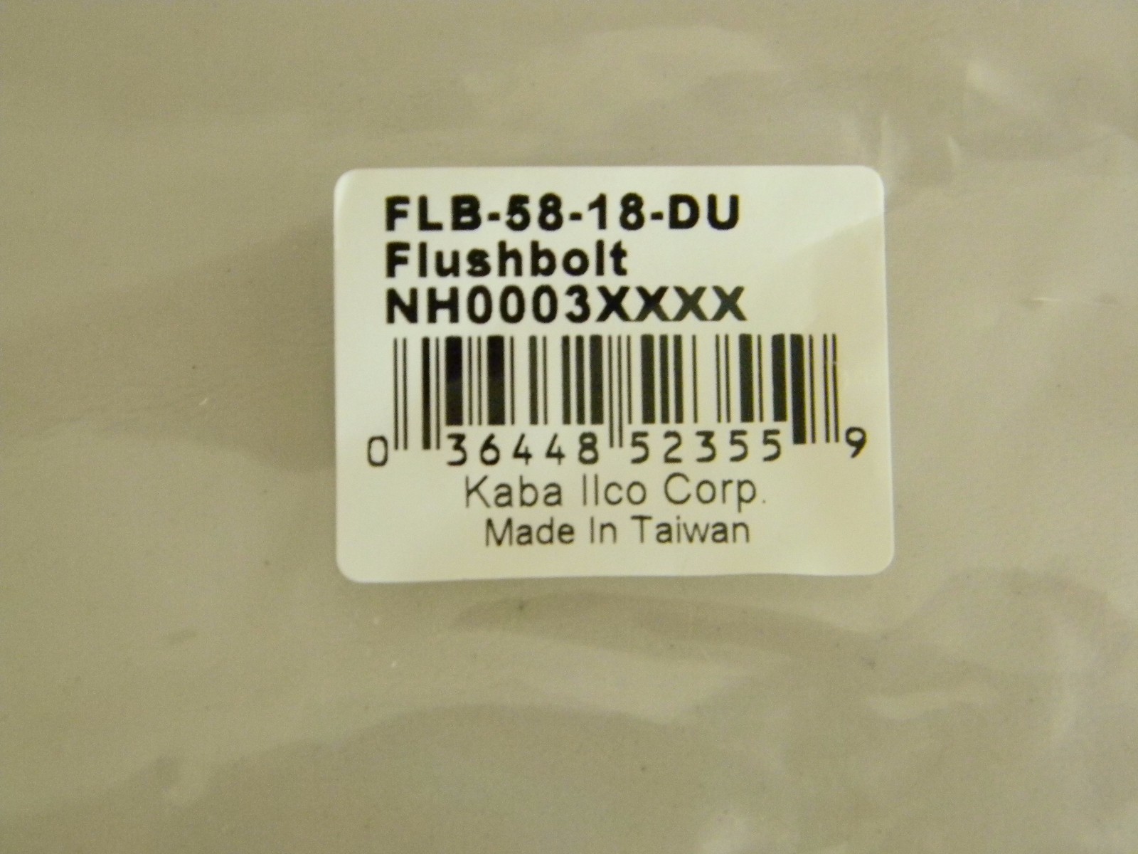 Kaba Ilco Flush Bolt For Commercial Aluminum Double Doors Oil Rubbed Bronze eBay