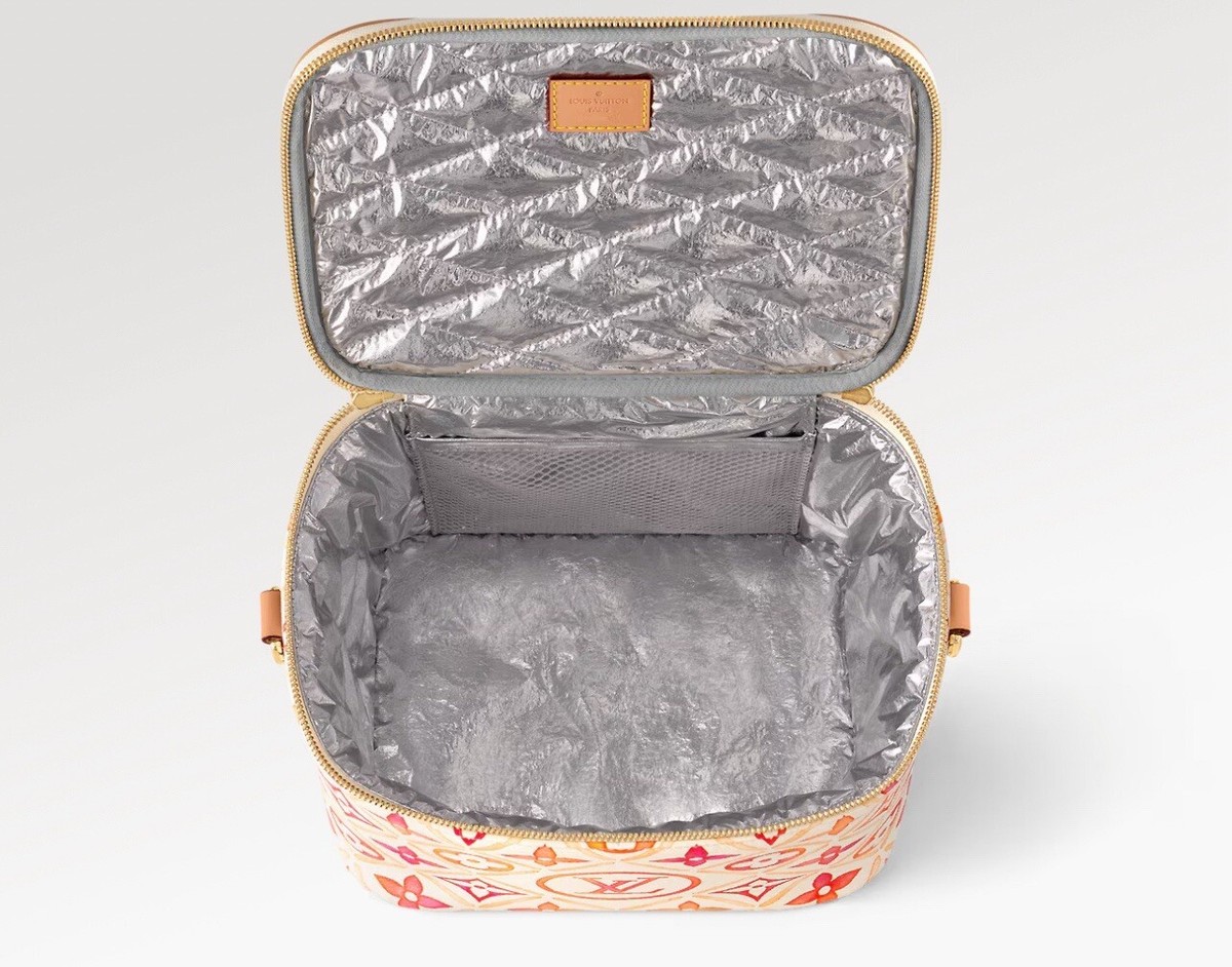 NIB Louis Vuitton Small Coolbag By The Pool Coral GI1097