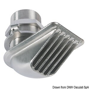 BHF Buzzi Hi Flow Thru Hull Scoop Strainer 2'' BSP Stainless Steel Large Big 