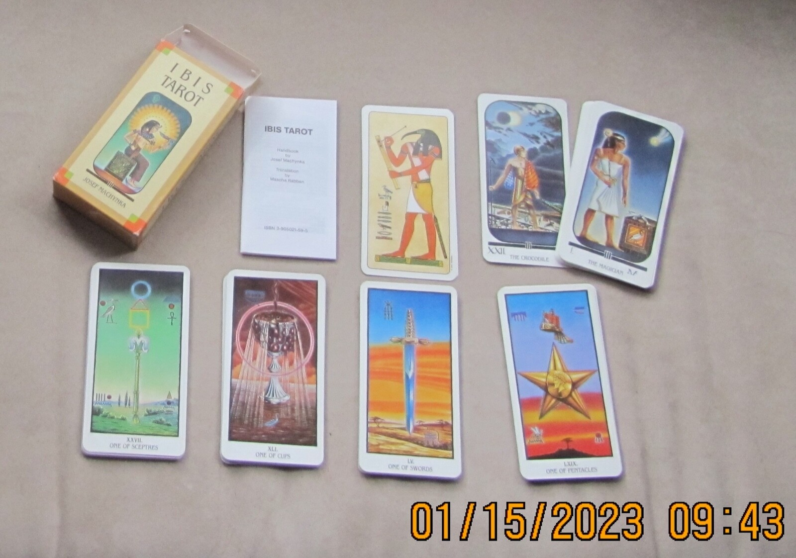 IBIS Tarot Card Deck Josef Machynka Vintage Rare 1991 AGM 1st Edition