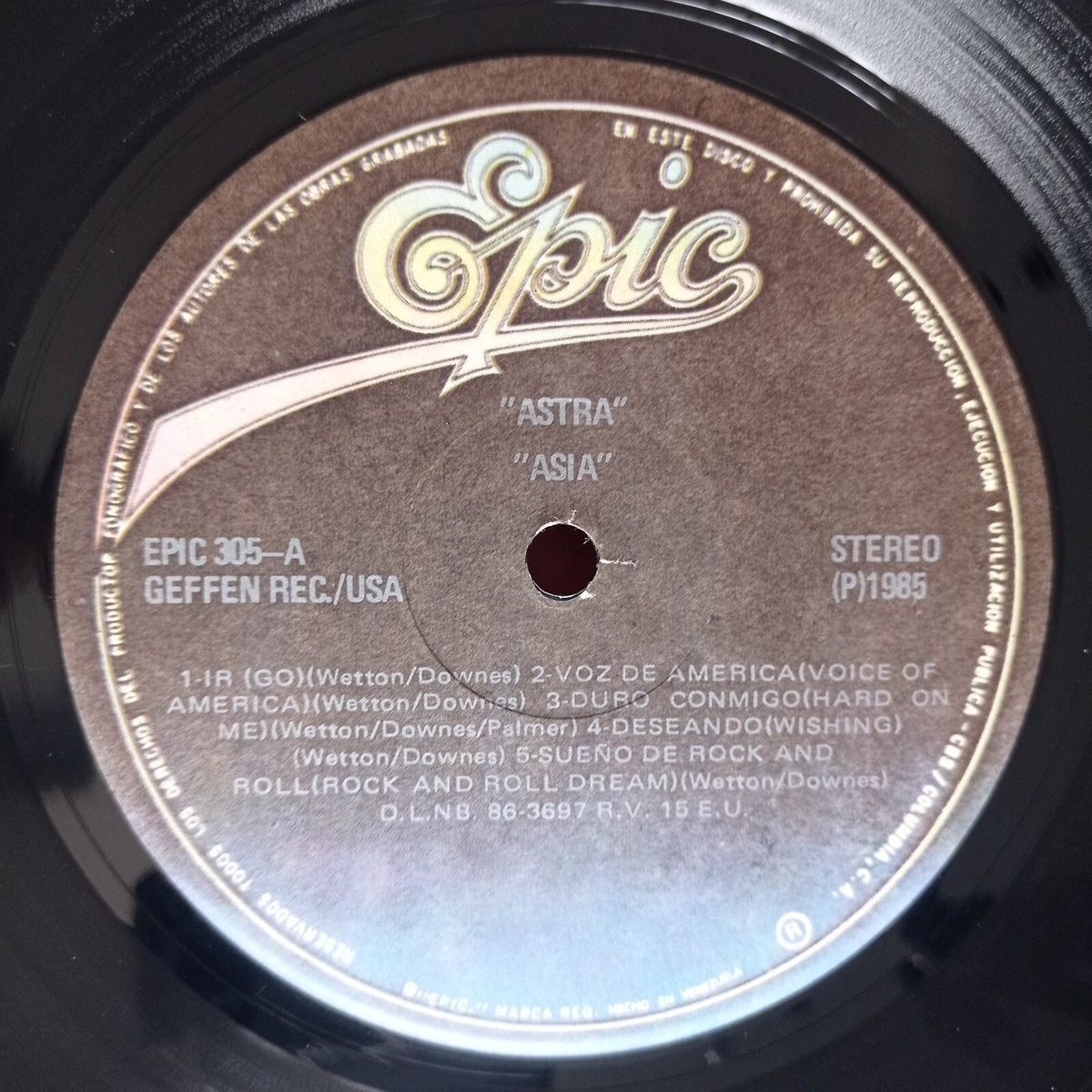 Asia – Astra [1985] Vinyl LP Prog Symphonic Rock Epic Rare