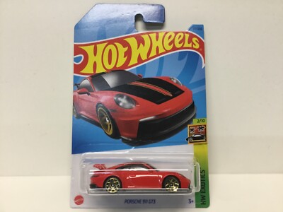 2023 HOT WHEELS PORSCHE 911 GT3 - 177/250 , HW EXOTICS - 2/10 , RED & BLACK