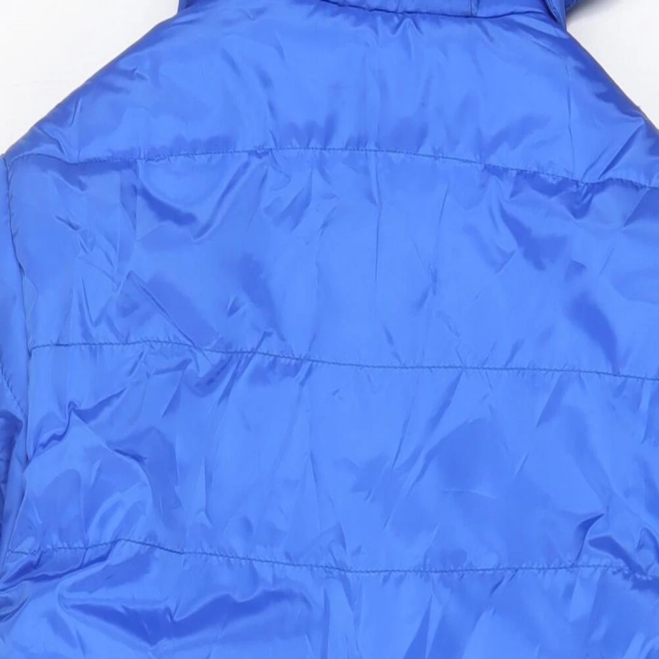 BC Collection Mens Blue Puffer Jacket Coat Size M Zip - Image 4 of 4