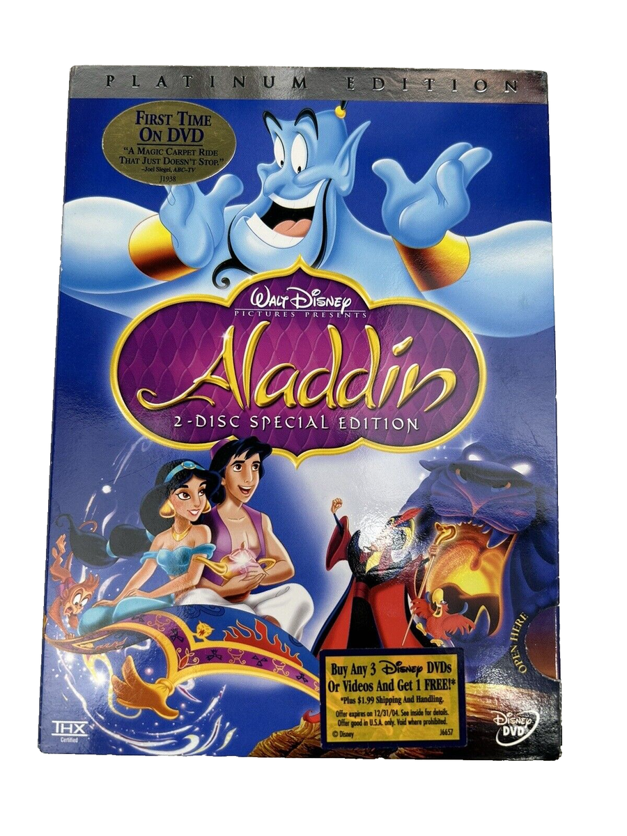 Walt Disney's Aladdin 2-disc Special Platinum Edition DVD