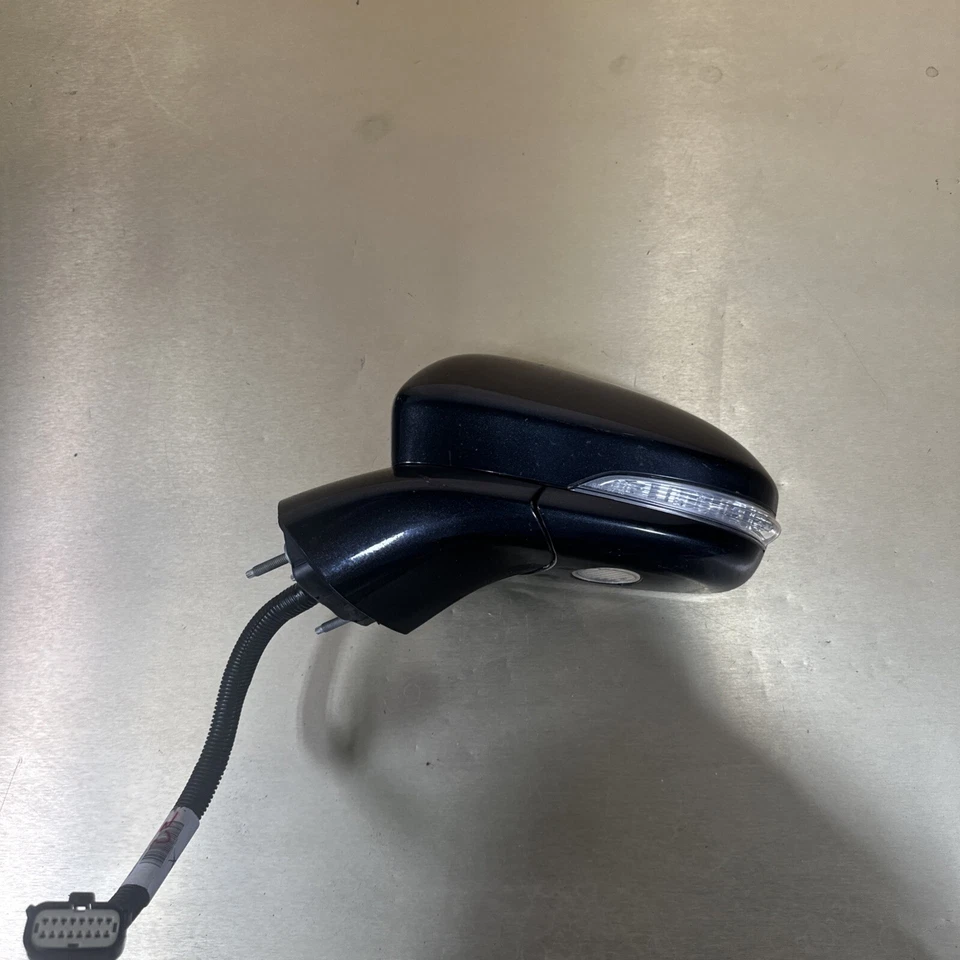 Espejo retrovisor de puerta Ford Fusion 2013 2014 negro punto ciego para conductor izquierdo atenuación automática OEM Foto 3 de 4