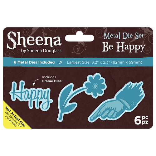 Sheena Douglass NEW Word & Sentiment Dies & A6 Rubber Stamps Crafters Companion - Picture 2 of 20