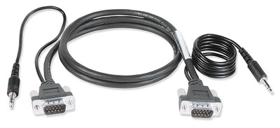 Extron Ultra Flexible Premium Micro HR VGA-UXGA HD15 Male-Male w/ Audio. 6-feet