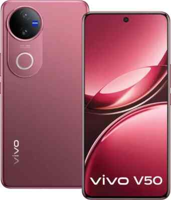vivo V50 5G Factory Unlocked Dual SIM-512GB Storage 12GB RAM-Red-NO USA TARIFFS