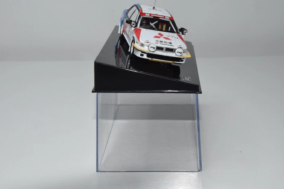B25 1:43 IXO RAC219 MITSUBISHI GALANT VR-4 EVO IVORY COAST RALLY WINNER 1991 MIB - Immagine 4 di 4