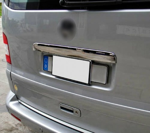 Chrome Trunk Lid Moulding Handle Trim For VW Volkswagen Transporter T5 2009-2015 - Picture 3 of 3