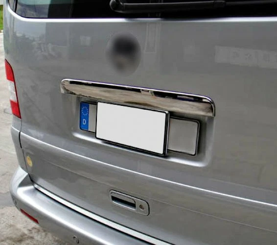 Chrome Trunk Lid Moulding Handle Trim For VW Volkswagen Transporter T5 2009-2015 - Image 3 of 3