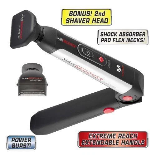 Hoja de repuesto para afeitadora trasera MANGROOMER Ultimate Pro Foto 4 de 4