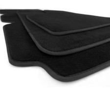 NEU Fußmatten Tesla Model S 85 D Zubehör Autoteppich Sport Tuning Velour schwarz
