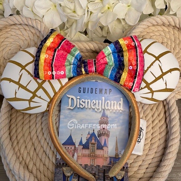 US Disney Parks限定☆メキシコのパン コンチャ カチューシャ Disney Parks Mexican Concha Sweet Bread Pan Dulce Minnie