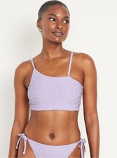 Old Navy Women s Convertible Bikini Swim Top Lavender Size XS Small or Medium