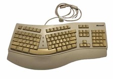 Vintage Microsoft Natural Keyboard P/N:59758 Tested