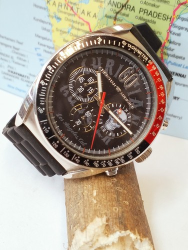 CHRISTIAN AUDIGIER CHRONOGRAPH QUARTZ ETE-122 LOS ANGELES MEN'S FULL WORK VTG. - Picture 15 of 22