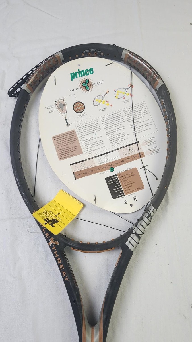 Prince Triple Threat Tennis Racket (TC84B) - 4 1/8 in, Unstrung