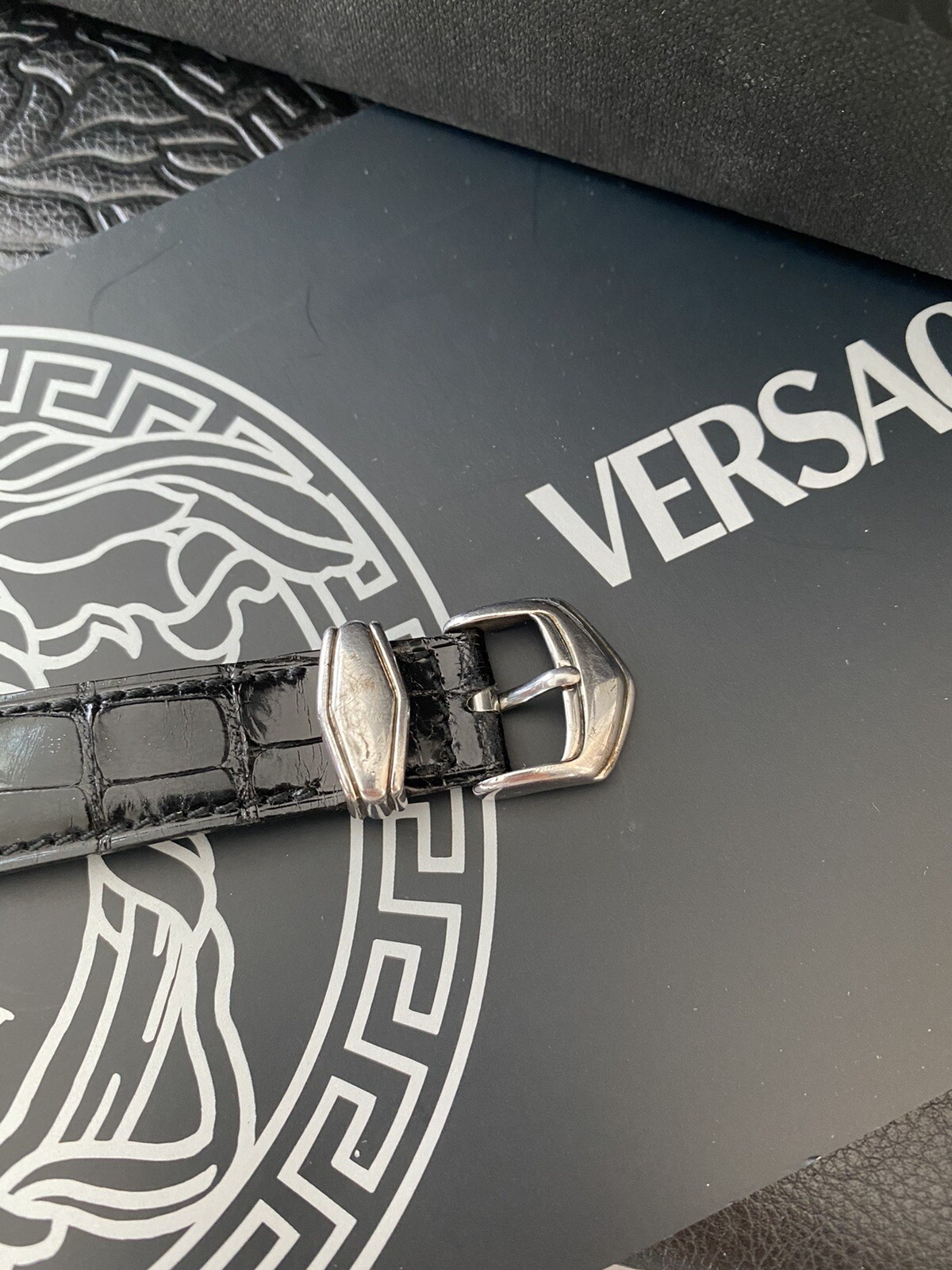 Rare Mens Franck Muller for Versace Limited Edition Medusa Watch 37mm Box Papers - Image 5
