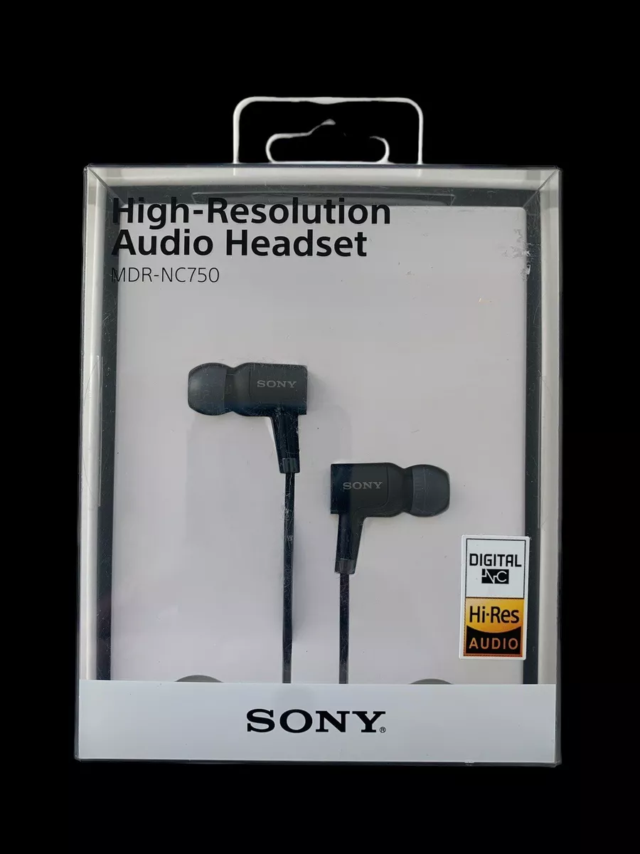 Sony MDR NC750 High Resolution Digital Noise Cancellation Earphones