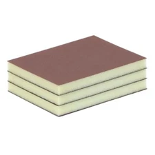 Multipurpose Sanding Sponge with Grit Surfaces Comfort Grip Foam Sand Block 2pcs