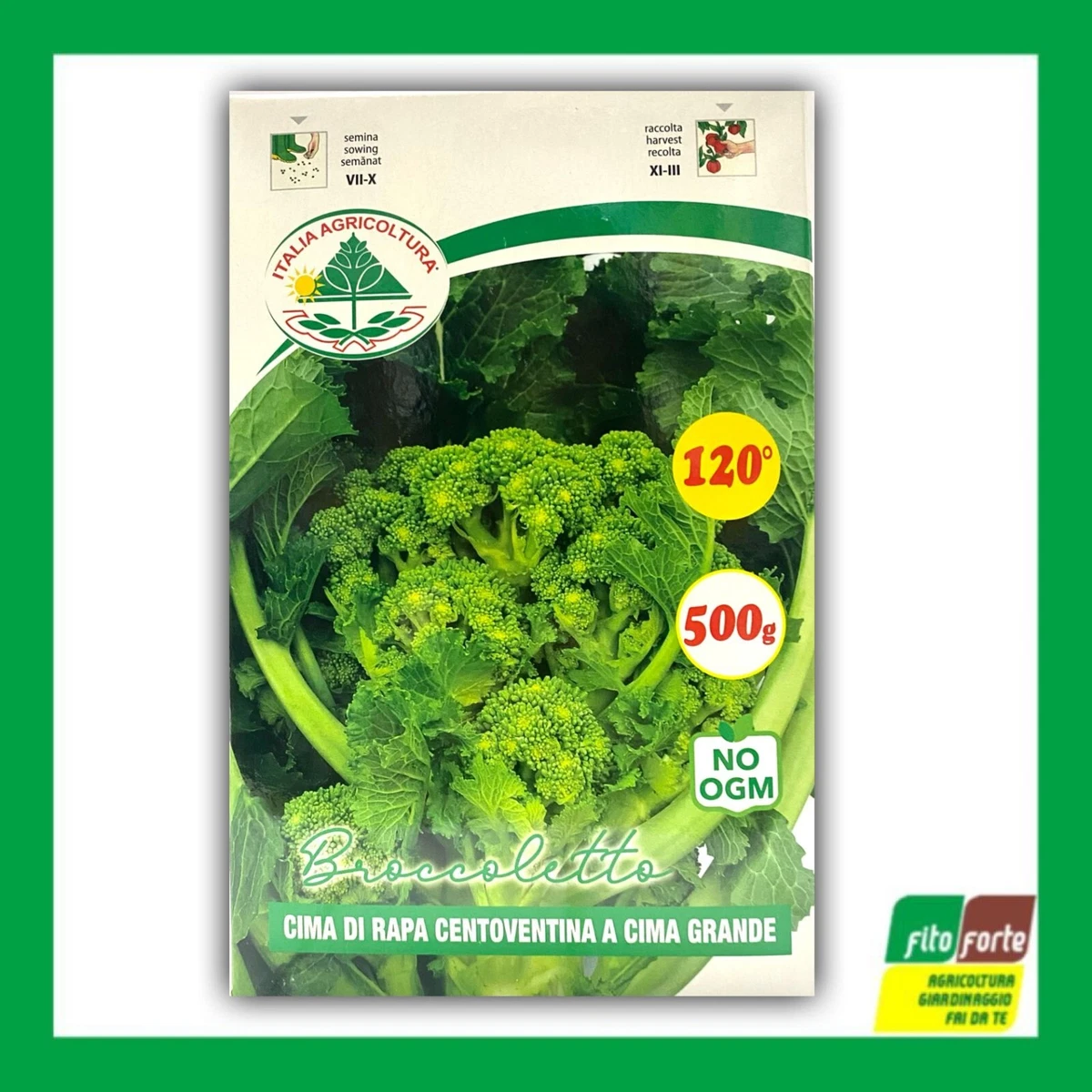 Testa Rimpicciolita SEMI DI CIMA Di Rapa Riccardo Larosa 40 60 90 120 Giorni Sementi Cime Rape 500G EUR 10,90 - IT Semi Erba Prato - Foto 2