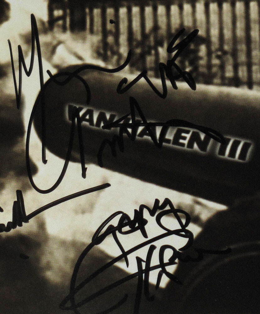 Rare EDDIE VAN HALEN +3 MEMBERS signed Autographed 
