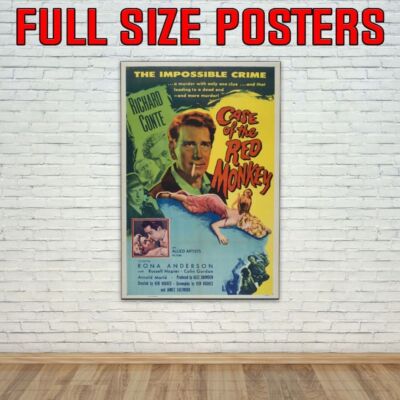 Case Of The Red Monkey Repro Filmposter