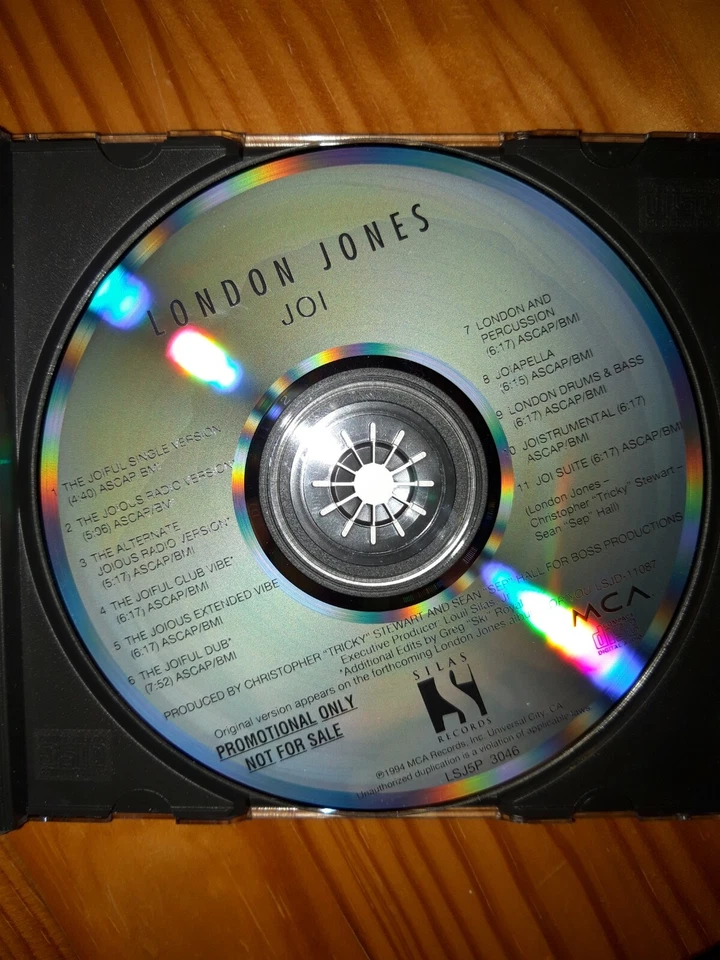 LONDON JONES - Joi - Remixes US PROMO CD Single R&B Rnb Soul 11 Tracks RARE 👌 - Bild 4 von 4