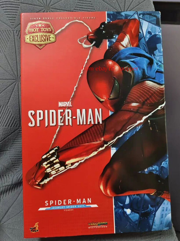 Hot Toys Vgm34 1/6 Spider-Man Scarlet Spider Suit Action Figure In