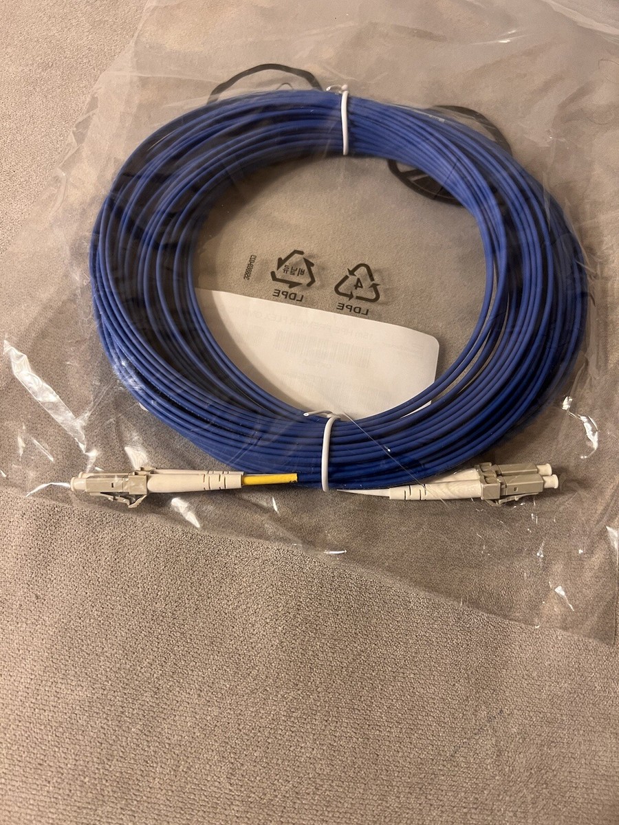 NEW HP QK735A Premier Flex LC/LC Multi-mode OM4 2 Fiber 15m Cable