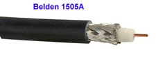 250 Feet - Belden 1505A RG-59 Digital Coaxial Cable - BLACK