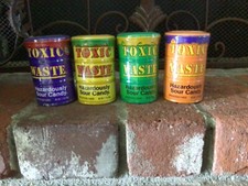 4 New Toxic Waste Hazardously Sour Candy Drum...