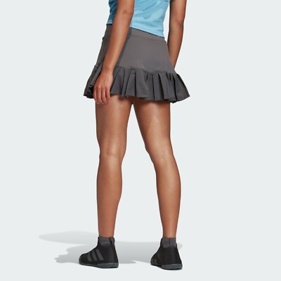 Adidas Women's Tennis Primeblue Match Skort Skirt - Grey