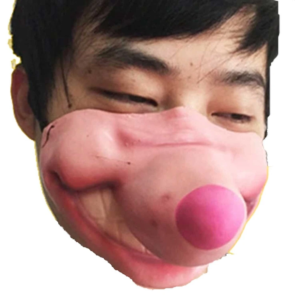 Funny Gag Novelty Latex LOWER HALF FACE MASK Halloween Party Costume-MOUSE-RAT - Image 2 of 3