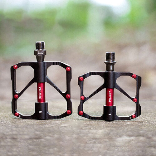 Ultra-light CNC Pedals For Bicycle Mountain Bike Pedals Road MTB 3 Bearings DE - Picture 1 of 16