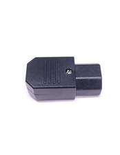 IEC Straight Cable Plug Connector C13 C14 10A 250V Black female Plug Rewirable