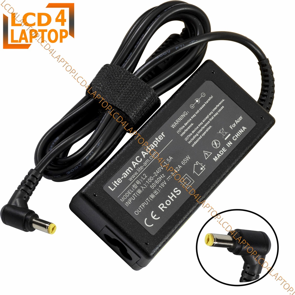 For Acer ASPIRE 3 A315-42 N19C1 Laptop Power Supply AC Adapter