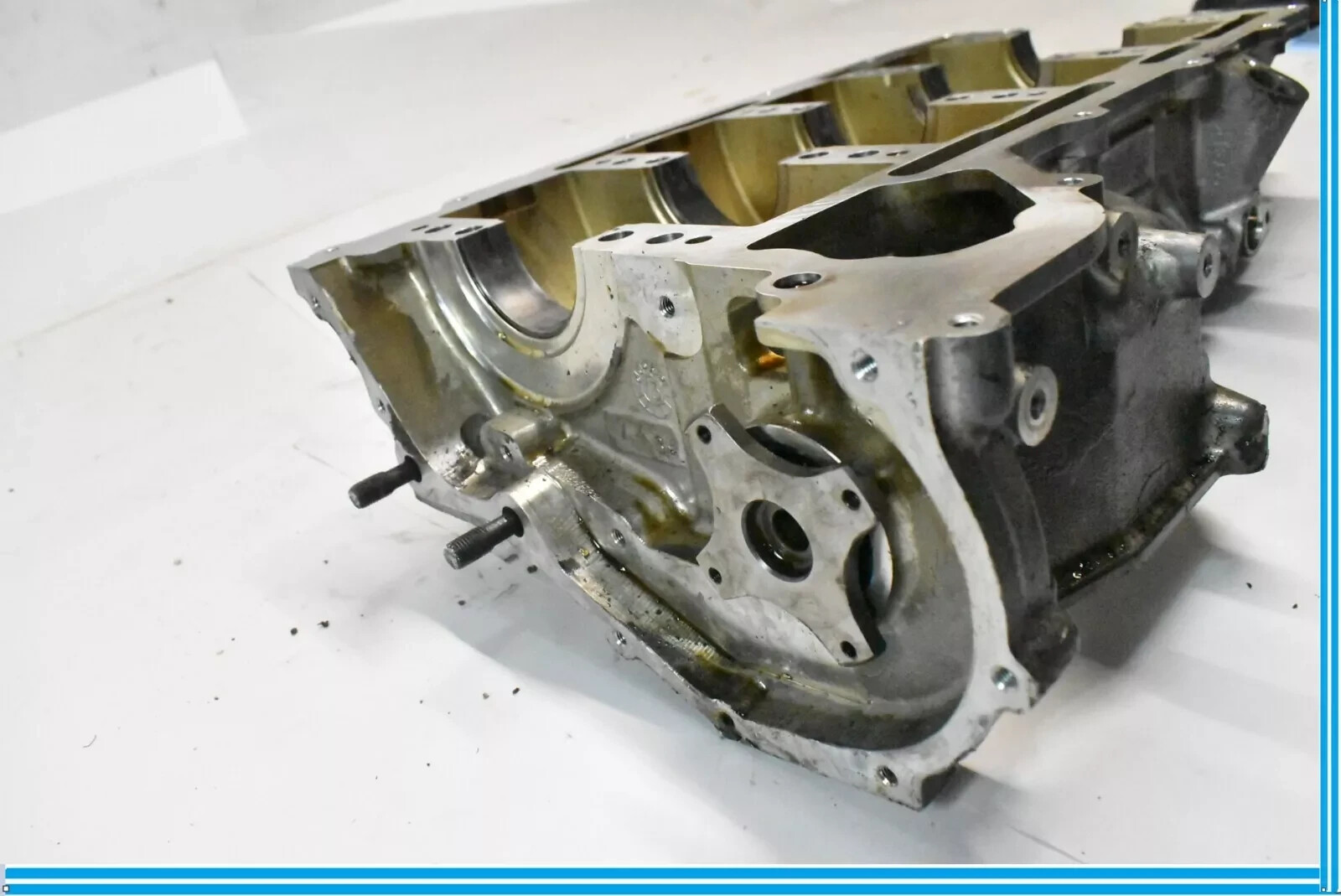 14-20 Maserati Quattroporte 3.8L Engine Cylinder Lower Crankcase 205759 OEM