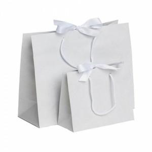 bag gift ribbon bags luxury wedding tie rope handles boutique baby party paper